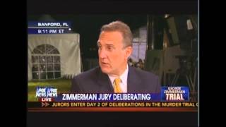 Jeff Gold, Judge Jeanine, Fox News, Zimmerman verdict night