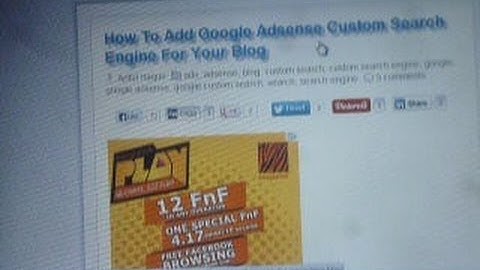 Add Google Adsense Custom Search Engine For Your Blog