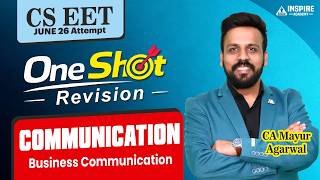 Cseet Business Communication Revision | June/Oct 26 exam | CA Mayur Agarwal #cseet