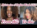 The Perfect Wash n Go using KC Keracare Curlessence Natural Hair line