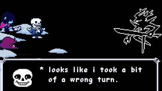 Playing As Sans Against The Roaring Knight Deltarune - Playable Sans