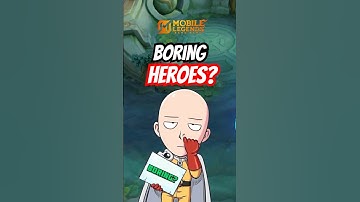 Top 3 Most Boring Heroes in MLBB🔥 #mobilelegends #mlbb #MOBA55Creator