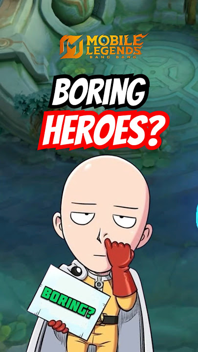 Top 3 Most Boring Heroes in MLBB🔥 #mobilelegends #mlbb #MOBA55Creator
