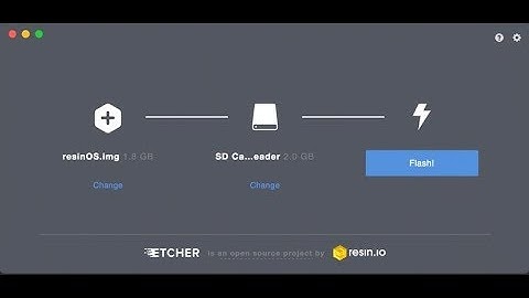 How to burn an image on Etcher?
