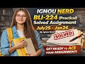 BLI-224 [PRACTICAL] Assignment (JULY25-JAN26)  #ignou #ignounerd #ignousolvedassignment #practical 
