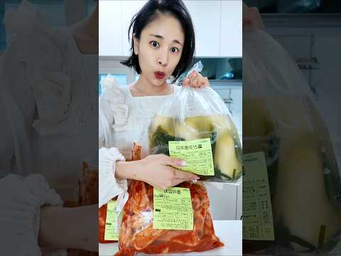 🇰🇷백김치 <strong>동치미</strong> 깍두기 총각김치 김치대전 [ 공구중 ] #KIMCHI #ASMR #FOODIE