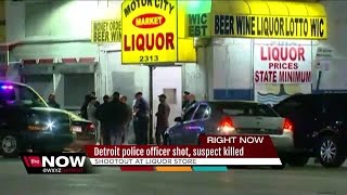 Off-duty Detroit police officer shot during robbery attempt