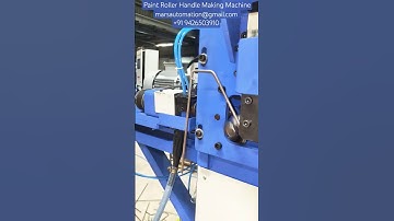 Automatic Paint Roller Handle Bending Machine, Roller Handle Wire Bending Machine #paintroller #cnc
