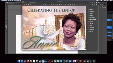 Obituary Design Setup for Gatefold print