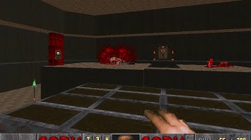 Doom II level 20, Gotcha!: Boss(es) battle