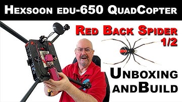 Cube Red and Raspberry Pi on a Drone - Redback Spider unbox and build - Part 1 of 2