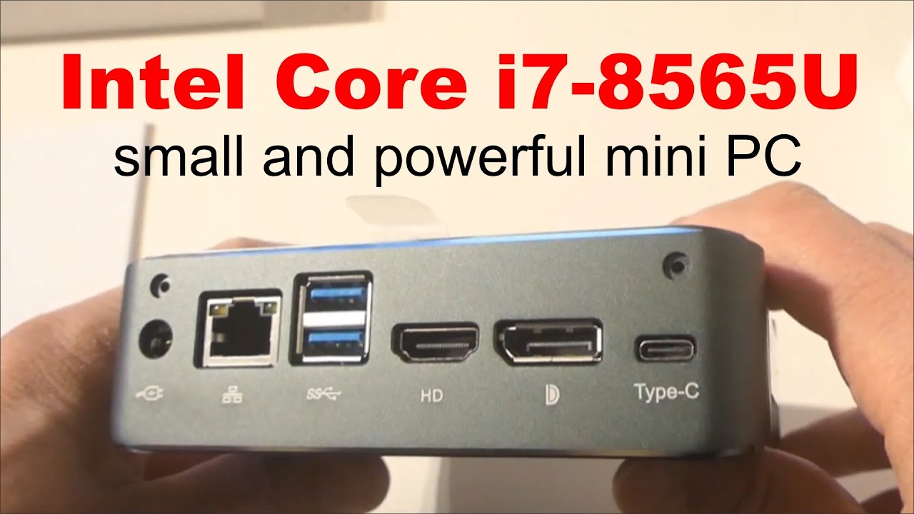 NVISEN Y-MU01 Mini PC Intel Core i7-8565U Barebone - Banggood 