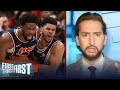 Joel Embiid's game-winning three in OT puts 76ers in 3-0 lead | NBA | FIRST THINGS FIRST