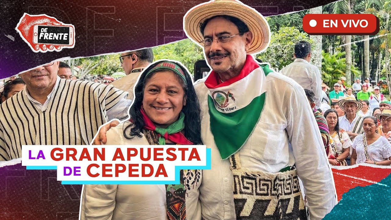 IVÁN CEPEDA y VICEPRESIDENTA indígena AIDA QUILCUÉ, ¿GANAN EN 1RA VUELTA al uribismo? | De Frente