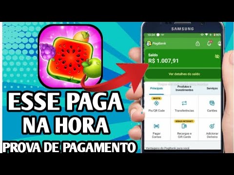 GANHE 1000 REAIS COMO APP FRUIT MASTER 3D COMO GANHAR DINHEIRO PROVA DE PAGAMENTO