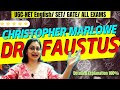 Doctor Faustus by Christopher Marlowe | UGC NET English | CUET PG English by Megha Mam #english