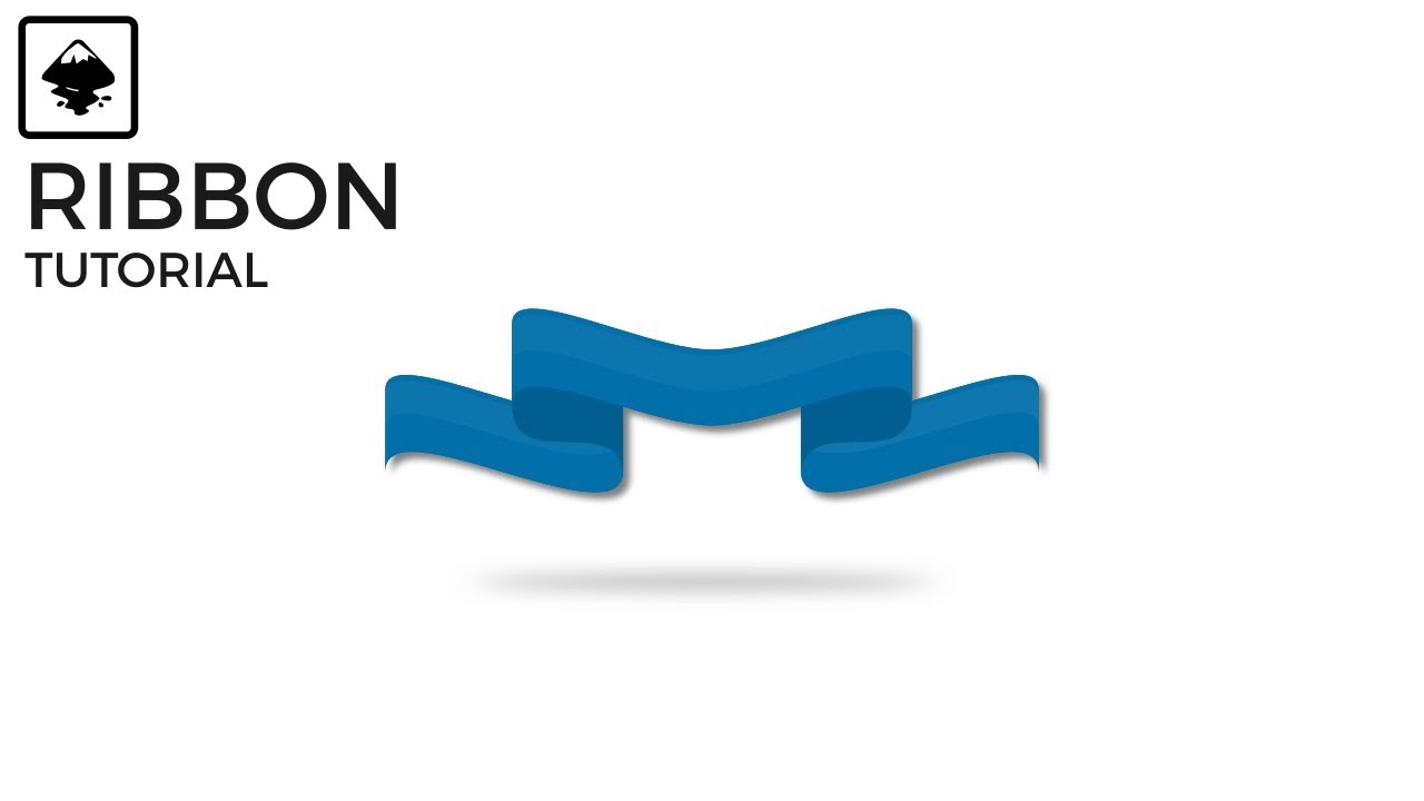 นามบัตร vector  New  Inkscape tutorial create a wavy blue vector ribbon graphic design 2