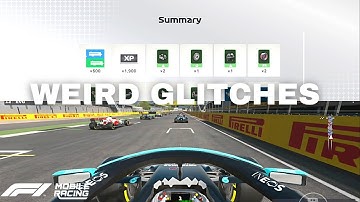 2 WEIRD GLITCHES | F1 Mobile Racing 2021