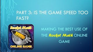 Part 3  Is the game speed too fast  Making the best use of the Online Game