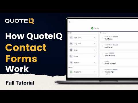 How QuoteIQ Contact Forms Work | Turn Website Visitors Into Leads (Full Tutorial)