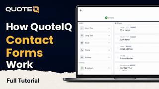 How QuoteIQ Contact Forms Work | Turn Website Visitors Into Leads (Full Tutorial)