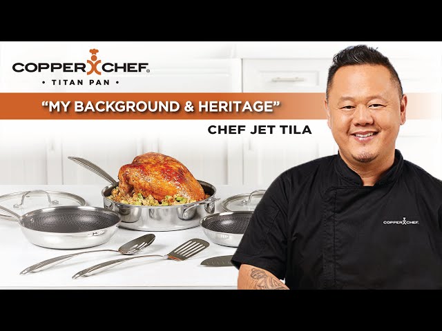 Chef Jet Tila 4-piece Hybrid Nonstick Stainless Steel Chef's Pan Set