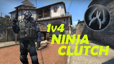 CSGO 1v4 Ninja Clutch