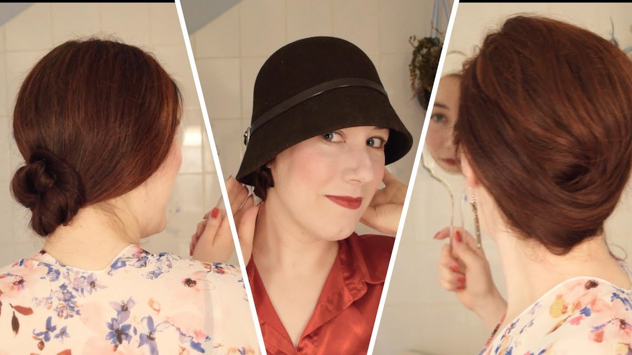 1920's Hairstyle for Long Hair (and day-after curls!) - YouTube