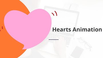 Hearts Animation using HTML, CSS, JAVASCRIPT