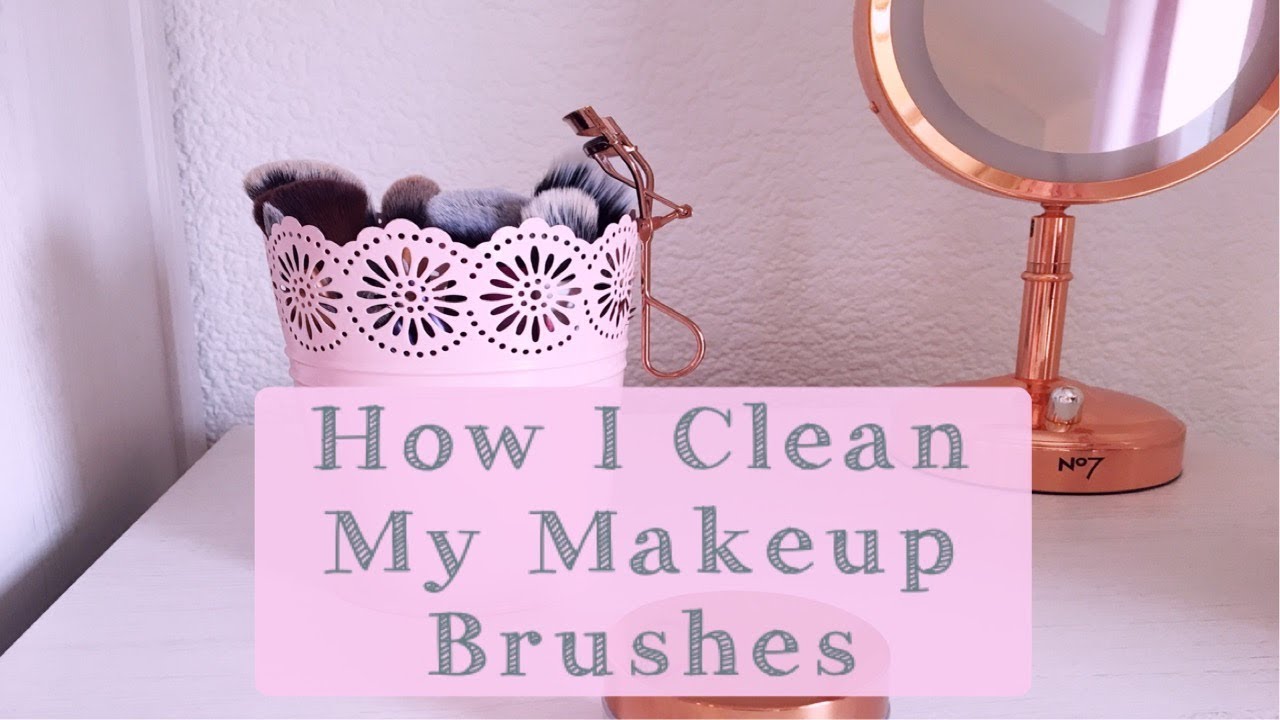 How I Clean My Makeup Brushes Aloha Amy YouTube