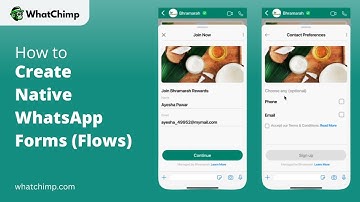 How to create Native WhatsApp Form using WhatsApp Flows | WhatChimp