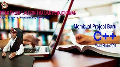 Tutorial_01.Pemrograman C++ - Membuat Project Baru - Visual Studio 2010