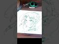 【葬送のフリーレン】ガラスペンで描いてみた #shorts #葬送のフリーレン #フリーレン # #illustration #art #timelapse #ガラスペン #イラスト