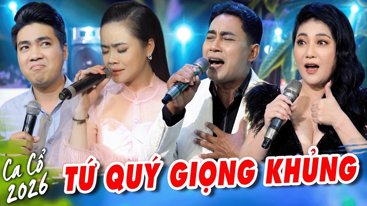 Phê Tới Nóc! TỨ QUÝ GIỌNG KHỦNG ca vọng cổ hơi dài nghe hay nhức cái nách🔥Ca Cổ Thần Tượng