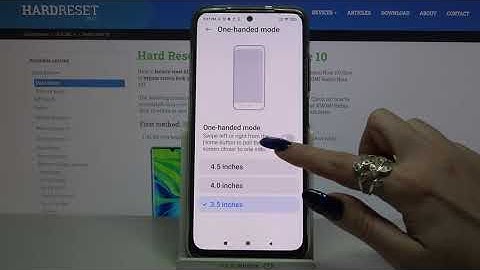 How to Enter One Handed Mode on XIAOMI Redmi Note 10 – Use Phone Using One Hand