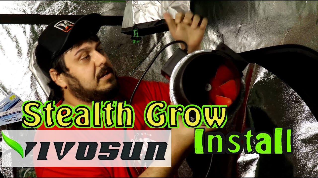 Setting up an urban stealth grow with 6 inch Vivosun inline duct fan install