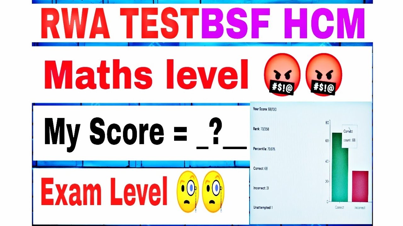 Math Classes Rwa Bsf RWA BSF HCM Test Overall review maths level @bm2analysis685 - YouTube