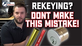 Locksmithing 101 | Rekeying locks? Don't make this mistake!