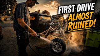 Tried to DIRT Drag 1928 Model A and the Brakes locked up