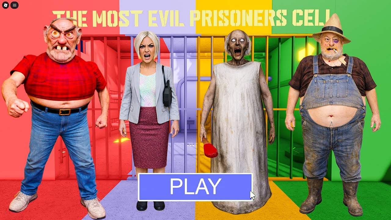 EVIL GRANDPA VS EVIL KAREN VS SCARY GRANNY VS TIM FARMER? OBBY All Bosses Update #roblox