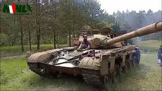 Czołg T-72 w akcji - uruchomienie silnika i jazda testowa 😉