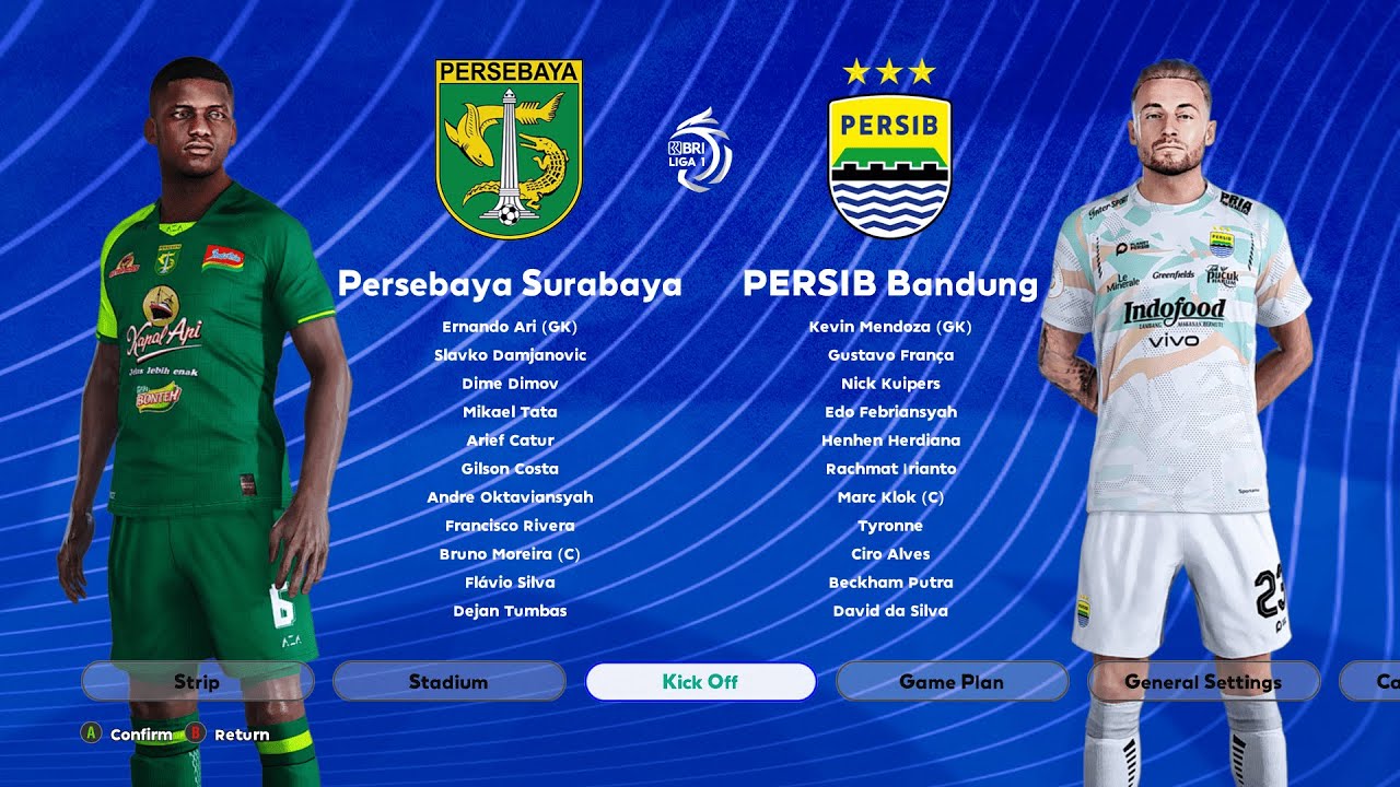 ПРЯМОЙ ЭФИР ПЕРСЕБАЯ ПРОТИВ ПЕРСИБ BRI LEAGUE 1 ГЕЙМПЛЕЙ ПО eFootball PES 2025