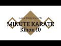 Oizuki - White Belt Kihon 10/20 - Minute Karate - free tutorials by Arrow Karate