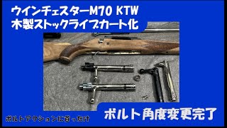 KTW M70用 pre64木製ストック KTW M70 pre64スーパーグレード ウッド