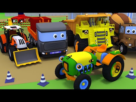 Мультики про машинки Грузовики и самосвалы Строительная техника Трактор Макс и рабочие машины
