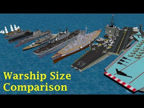 Ship Size Comparison Chart