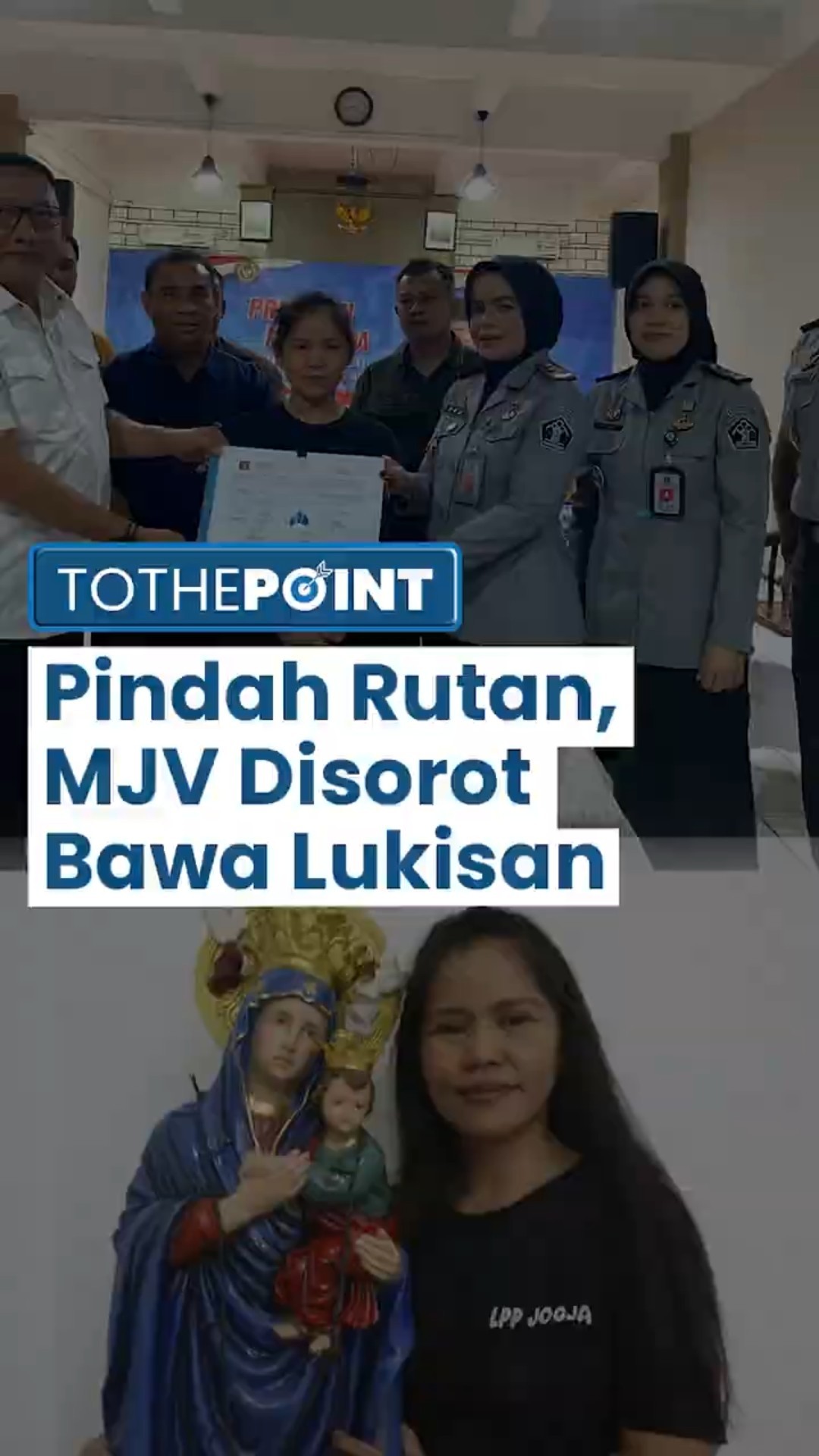 Pindah ke Rutan Pondok Bambu, Terpidana Mati Kasus Narkoba Mary Jane, Disorot Bawa Lukisan Abstrak