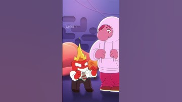 Anger Fights Embarrassment (Inside Out Animation)
