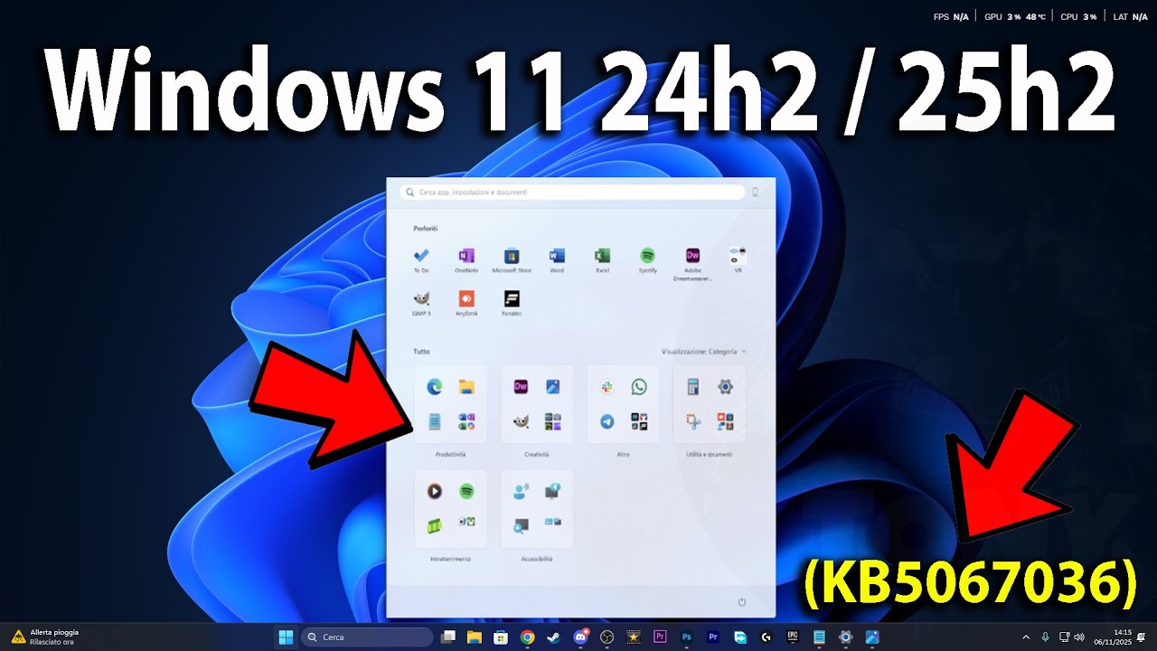 Windows 11 | Come attivare il nuovo MENU start sulla versione 24h2 e ...