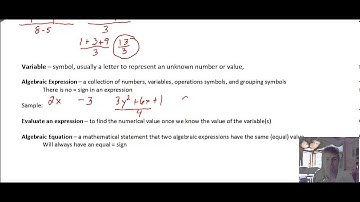Section 1.4 Exponents, PEMDAS, Expressions, Equations